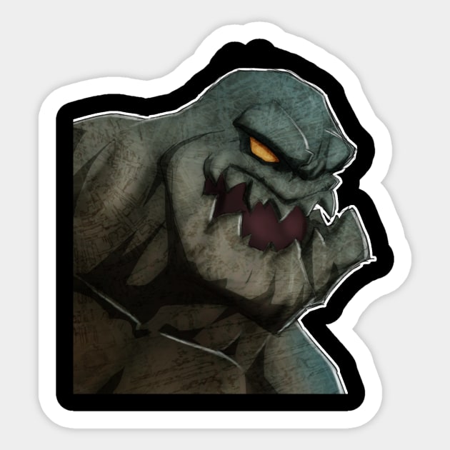 Killa' Croc Sticker by Chinoutu007